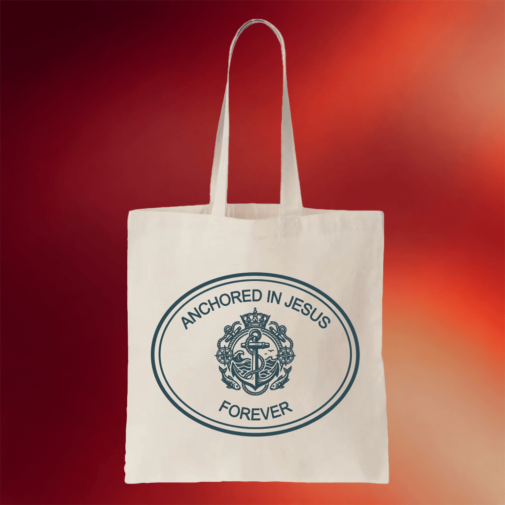 Fellowship Church Merch CMC Anchored In Jesus Forever Tote Bag Gift Ideas For Her - Merchluma