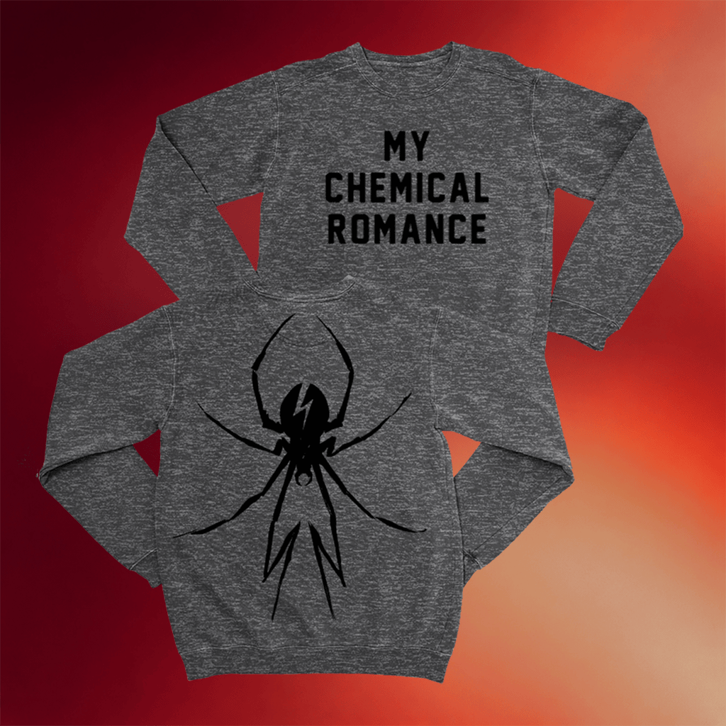 My Chemical Romance Merch 2026 Arachnida Crewneck MCR Sweatshirt Gift For Rock Band Fans - Merchluma