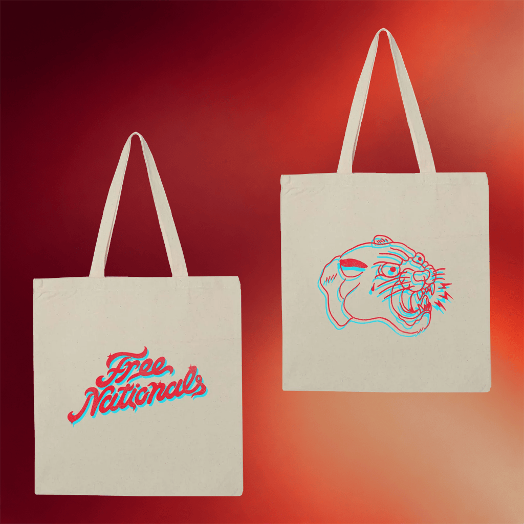 Free Nationals Merch 2026 Logo Tote Bag Free Nationals Band Merch Gifts For Fans - Merchluma
