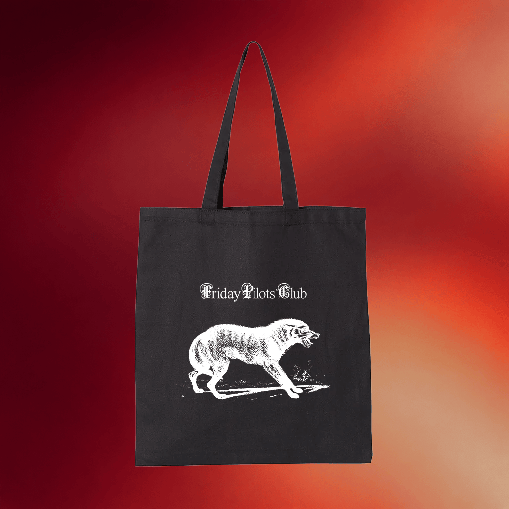 Friday Pilots Club Merch 2026 Wolf Tote Bag Music Lover Gift Ideas For Her - Merchluma