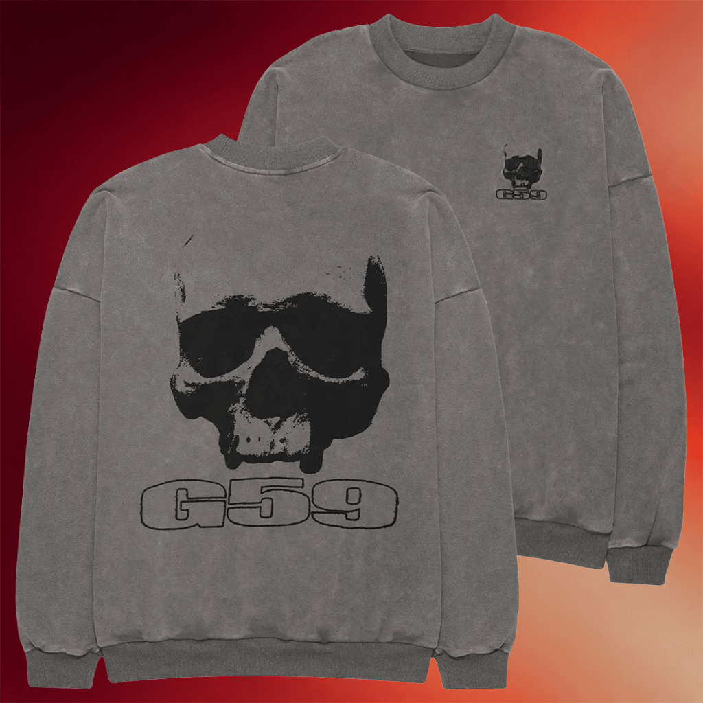 G59 Merch Skull Logo Sweatshirt G59 Crewneck Birthday Gift For Brother - Merchluma