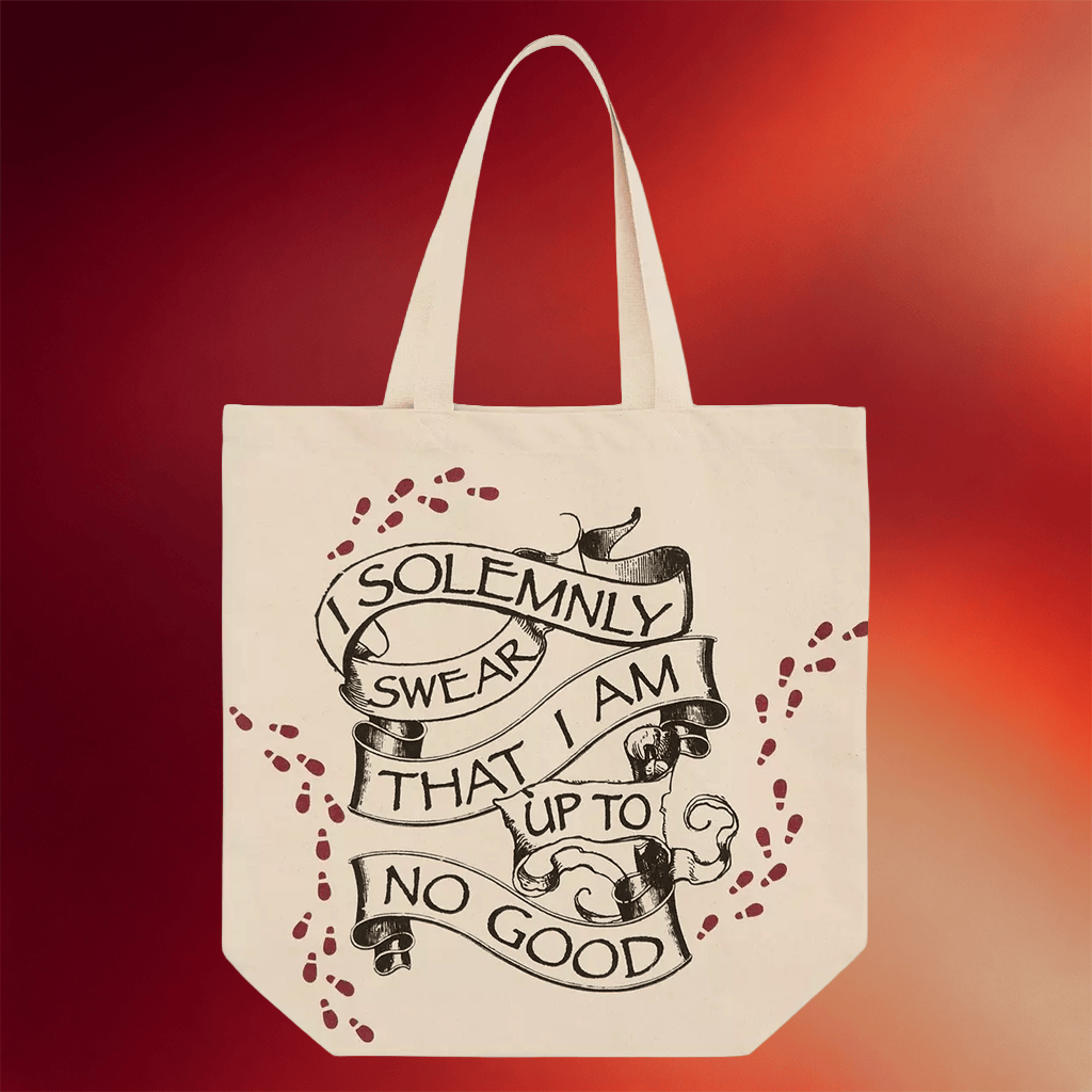 Harry Potter Merch Harry Potter Up To No Good Tote Bag Present For Wife - Merchluma