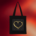 HIM Merch Sacrament Tote Bag Black Birthday Gifts For Sisters - Merchluma