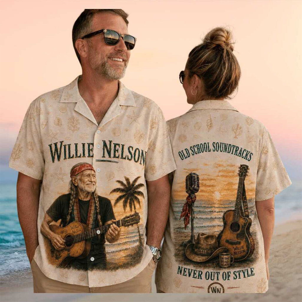 Willie Nelson Old School Soundtrack Vintage Retro Country Music Tour Shirt Willie Nelson Merch - Merchluma
