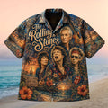 The Rolling Stones Gimme Shelter 2026 Hawaiian Shirt Life Is A Beach Rock n Roll Is Forever Shirt - Merchluma