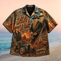 ZZ Top Texas Blues Since 69 Vintage Hawaiian Shirt ZZ Top Merch Gifts For Rock Fans - Merchluma