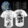 The Neighbourhood Merch THE WOURLD TOUR Baseball Jersey White The NBHD Apparel Fan Gifts - Merchluma