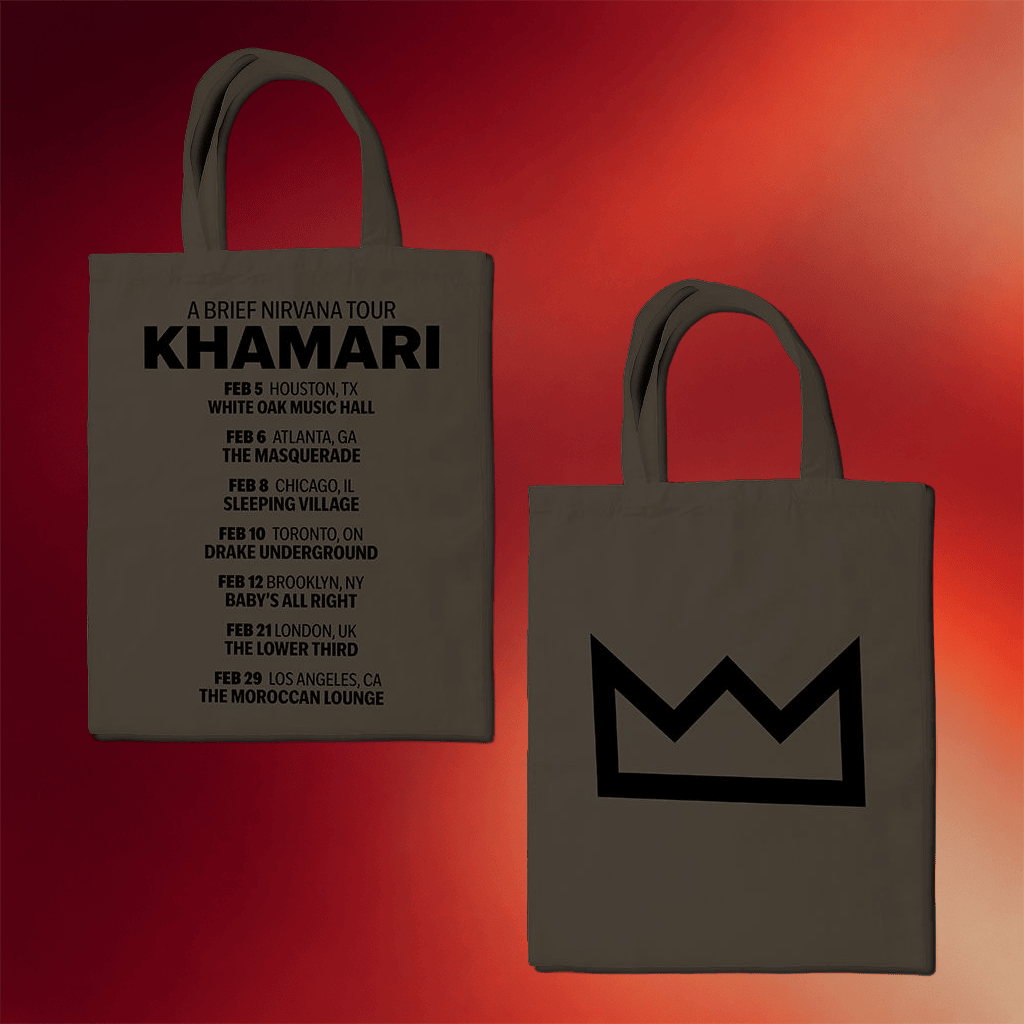 Khamari Merch 2026 A Brief Nirvana Tour Tote Bag Best Gifts For Music Lovers - Merchluma