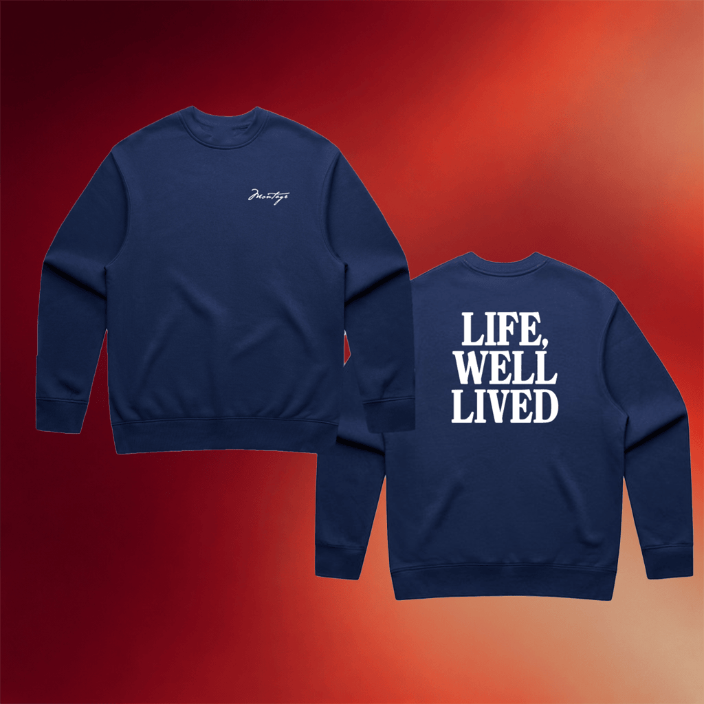 Montage Merch Montage Life Well Lived Sweatshirt Gift Ideas For Husband - Merchluma