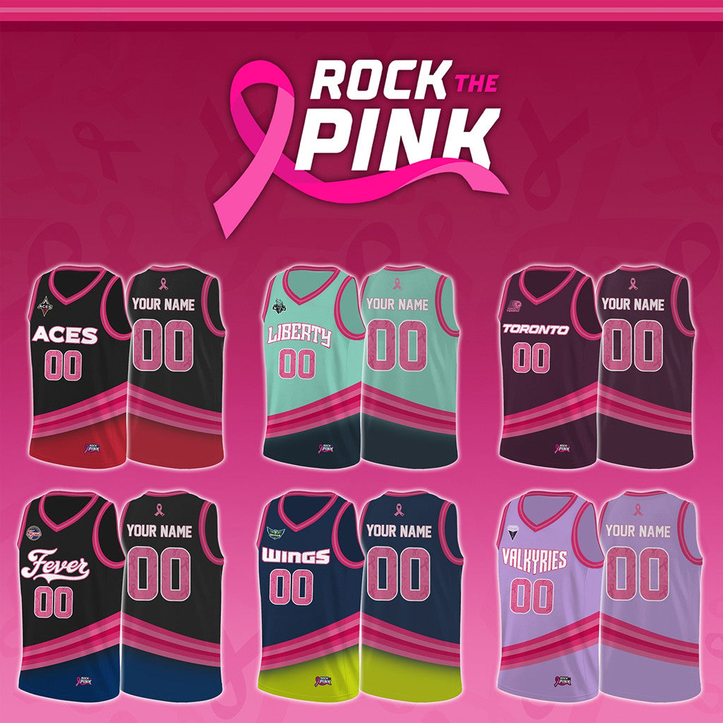 Personalized WNBA All Teams Rock The Pink 2026 Basketball Jersey Gifts For Basketball Fan - Merchluma