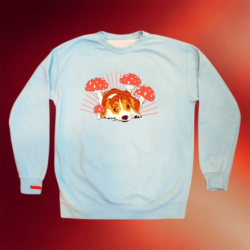 Modest Mouse Merch 2026 Shroom Dog Sweatshirt Cool Gifts For Music Lovers - Merchluma