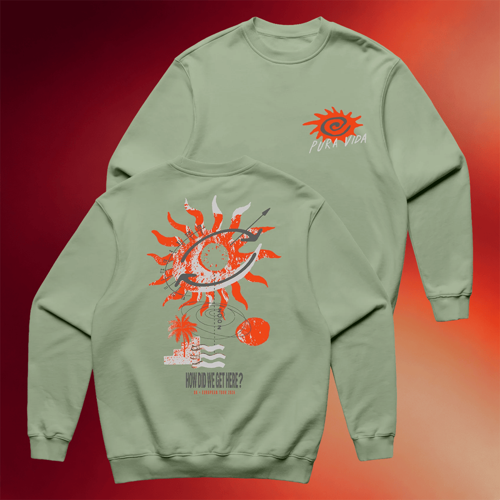 Louis Tomlinson Merch 2026 How Did We Get Here UK EU Tour Crewneck Louis Tomlinson Sweatshirt - Merchluma
