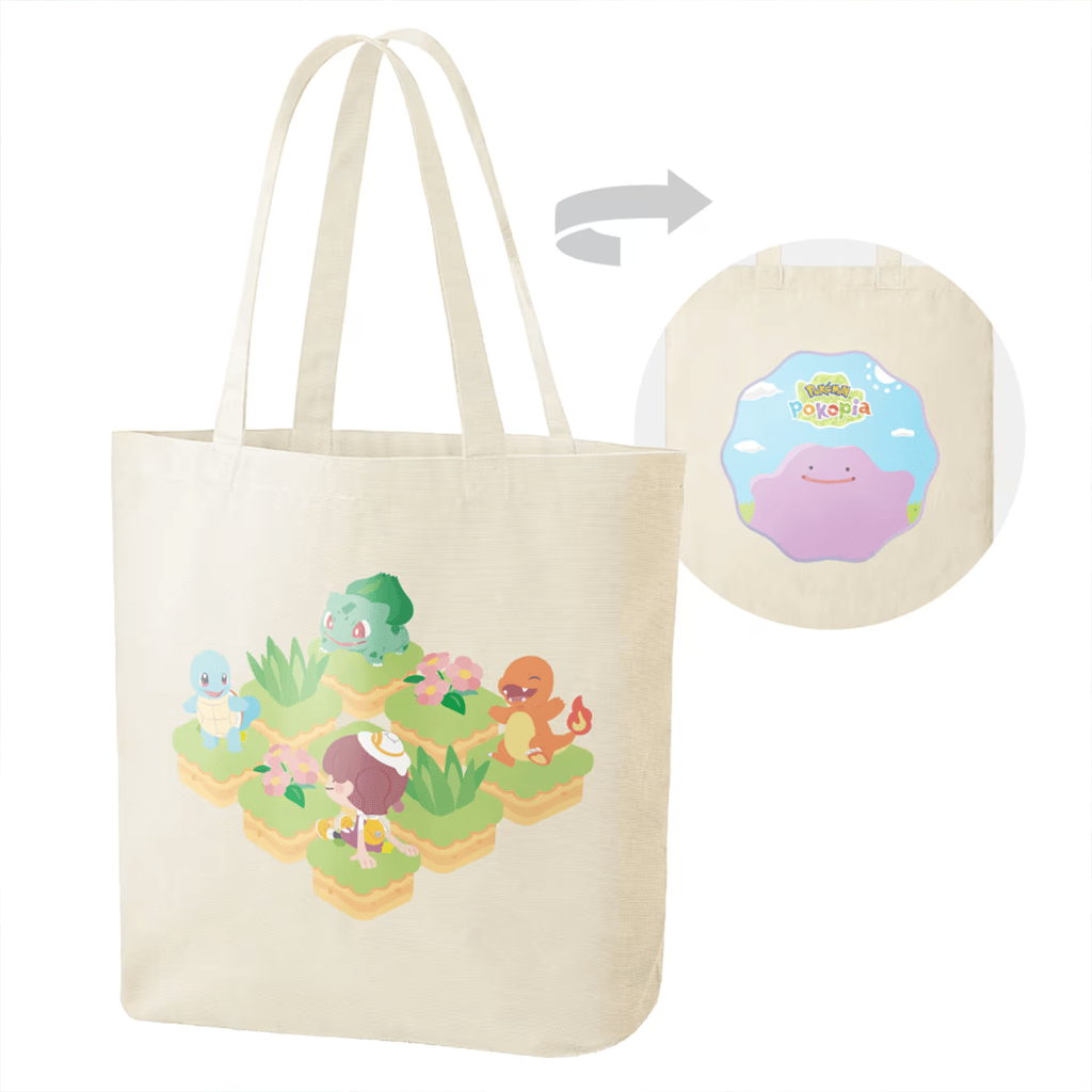 Pokemon Merch 2026 Pokemon Pokopia Tote Bag Birthday Gifts For Daughters - Merchluma