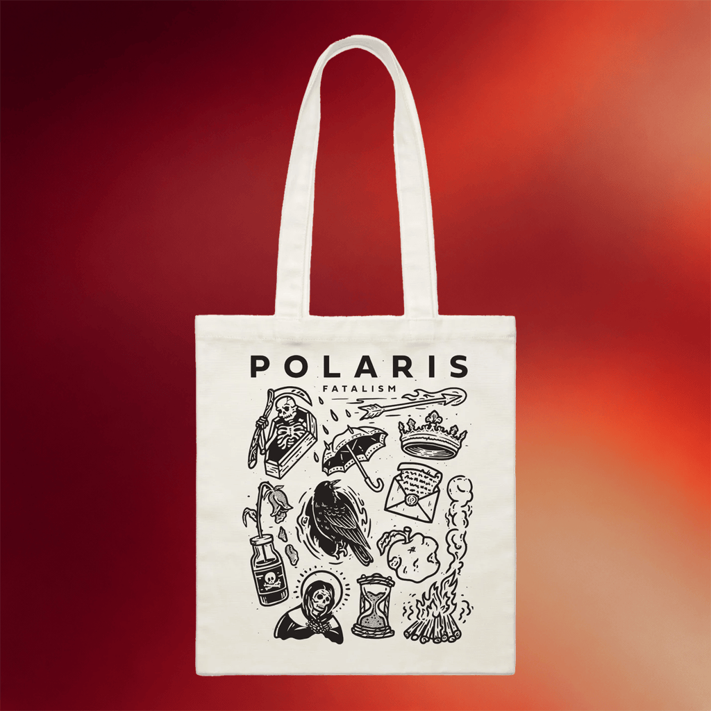 Polaris Merch Tour Tote Bag Polaris Fatalism Handbag Unique Gifts For Music Lovers - Merchluma