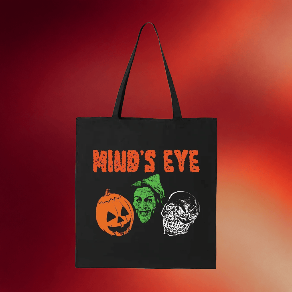 Mind's Eye Merch 2026 Halloween Tote Bag Black Spooky Themed Gifts For Friends - Merchluma