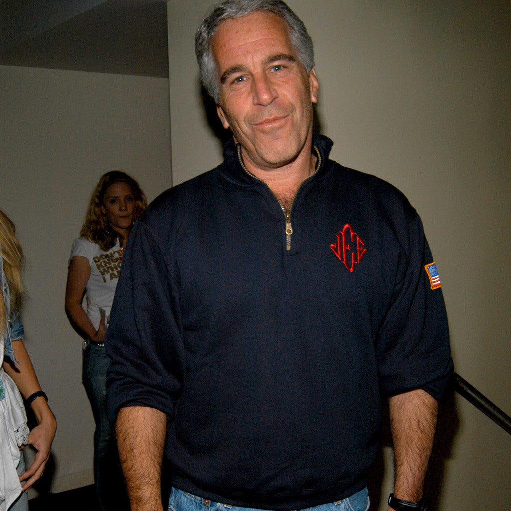 Jeffrey Epstein Merch JEE Epstein Quarter Zip Sweatshirt Birthday Gift For Dad - Merchluma
