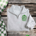 Kappa Delta Merch 2026 Kappa Delta Crest Quarter Zip Sweatshirt Gifts Ideas For Girlfriend - Merchluma