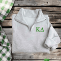 Kappa Delta Merch 2026 Kappa Delta Quarter Zip Sweatshirt Present Ideas For Sisters - Merchluma