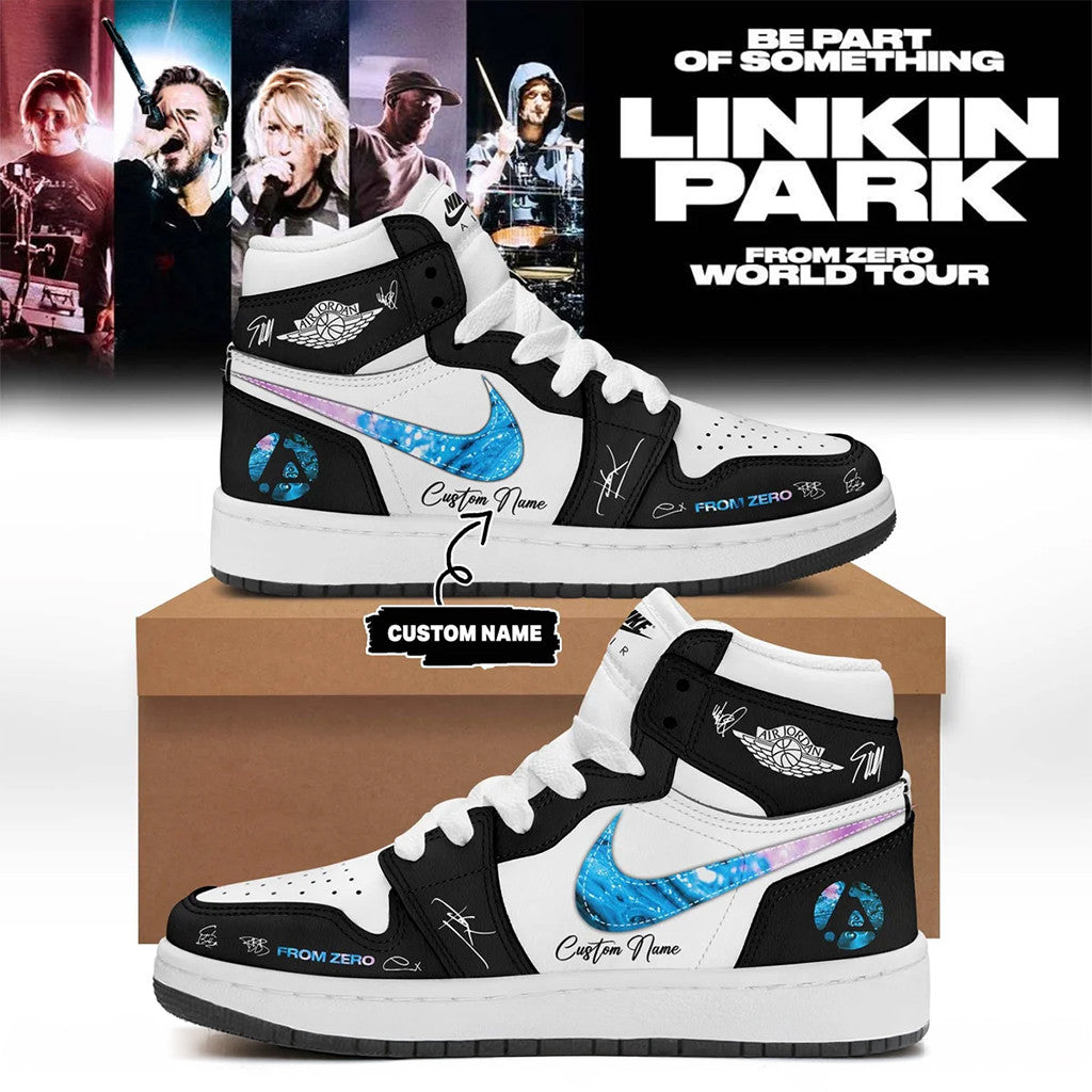 Custom Linkin Park 2026 From Zero World Tour Signature Sneakers Linkin Park Merch Fan Gift - Merchluma