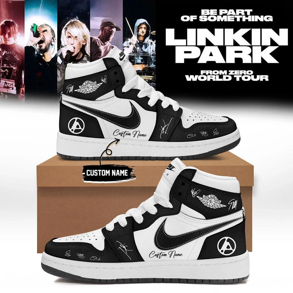 Custom Linkin Park Merch 2026 From Zero World Tour Signature Shoes Sneakers Gift For Rock Fans - Merchluma