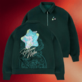 Miku Expo Merch 2026 Hatsune Miku Quarter Zip Sweatshirt Birthday Ideas For Sisters - Merchluma
