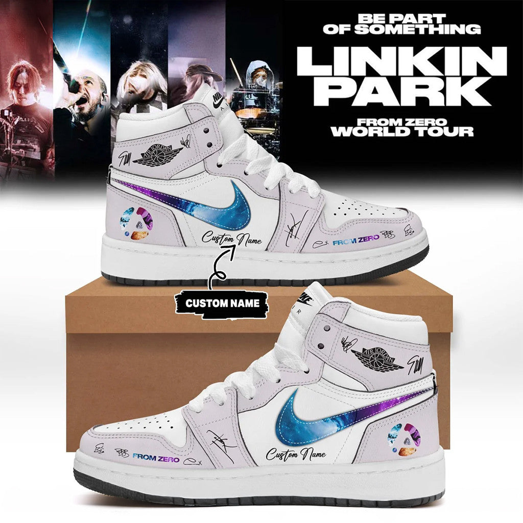 Custom Linkin Park Merch 2026 From Zero World Tour Signature Shoes Sneakers Music Lover Gifts - Merchluma