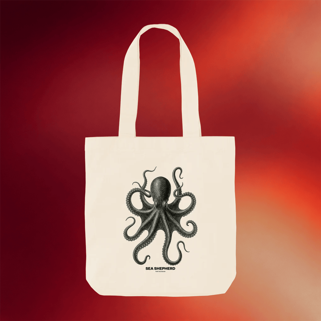 Sea Shepherd Merch 2026 Vintage Octopus Tote Bag Ocean Protector Shoulder Bag Gifts For BFF - Merchluma