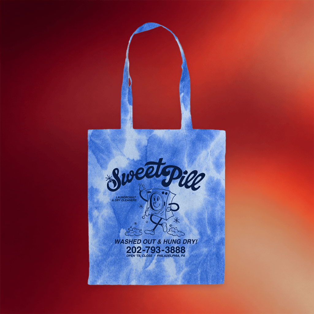 Sweet Pill Merch 2026 Sweet Pill Washed Out And Hung Dry Tie Dye Tote Bag Gifts For Her - Merchluma