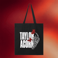 Taylor Acorn Merch 2026 Hand Butterfly Black Tote Bag Presents For Music Lovers - Merchluma