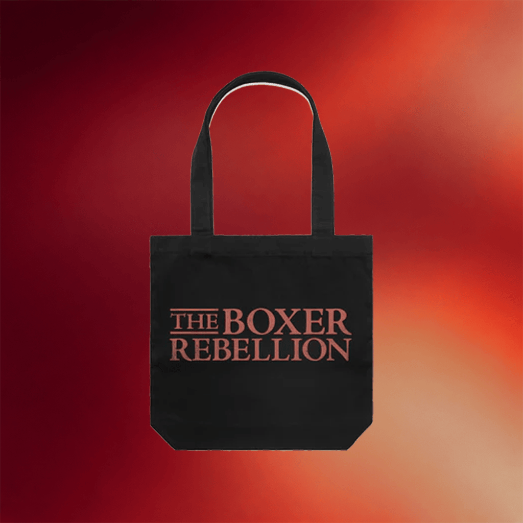 The Boxer Rebellion Merch 2026 The Boxer Rebellion Logo Black Tote Bag GiftS For Music Lovers - Merchluma