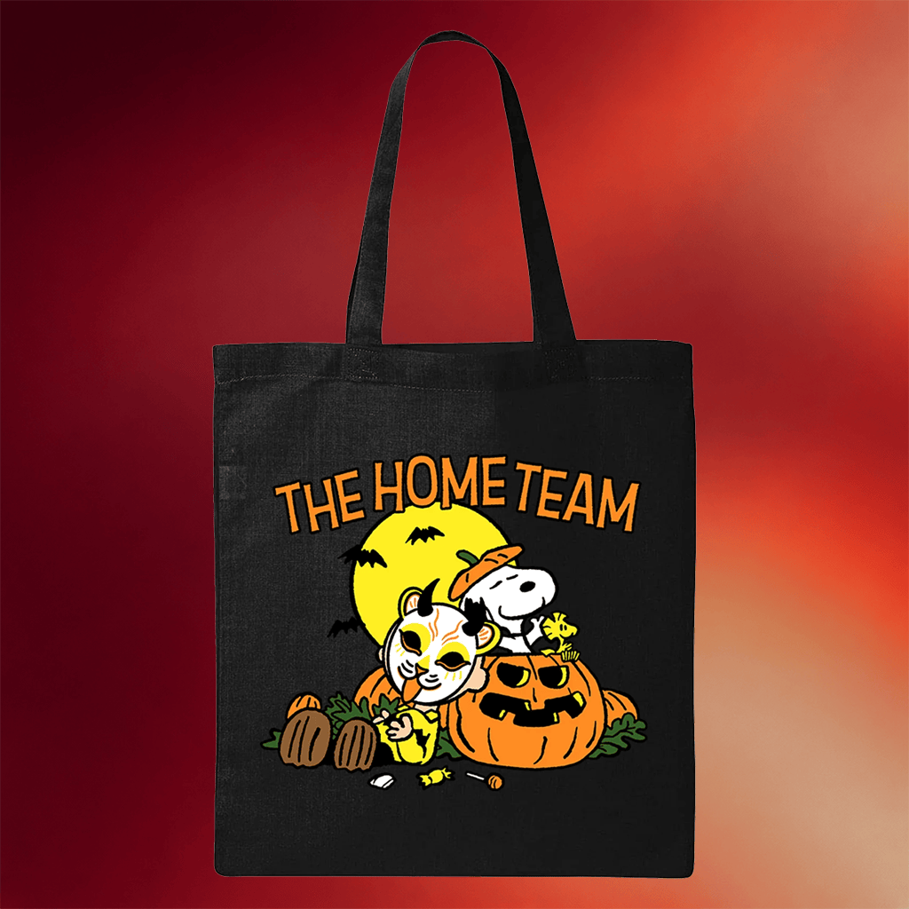 The Home Team Merch Peanuts The Home Team Tote Bag Gifts For Rock Lovers - Merchluma