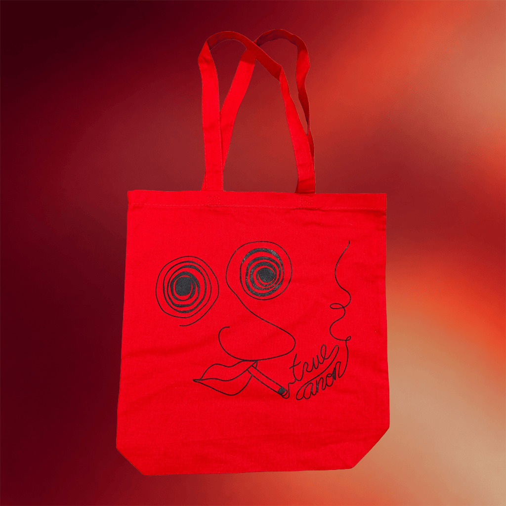 TrueAnon Merch 2026 Crazee Tote Bag Red Gift Ideas For Besties - Merchluma