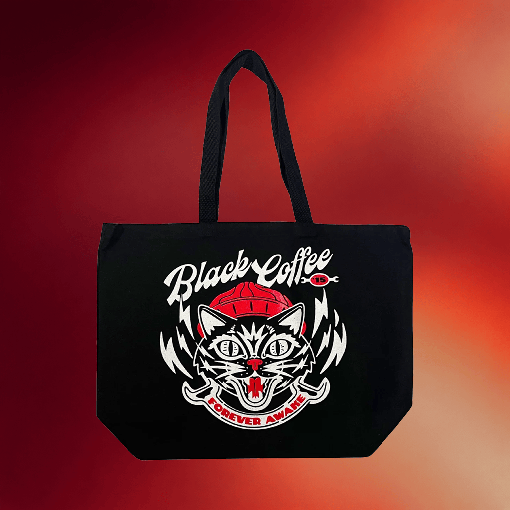 Black Coffee Apparel Merch 2026 Buster Tote Bag Black Coffee Forever Awake Bag Her Gifts - Merchluma