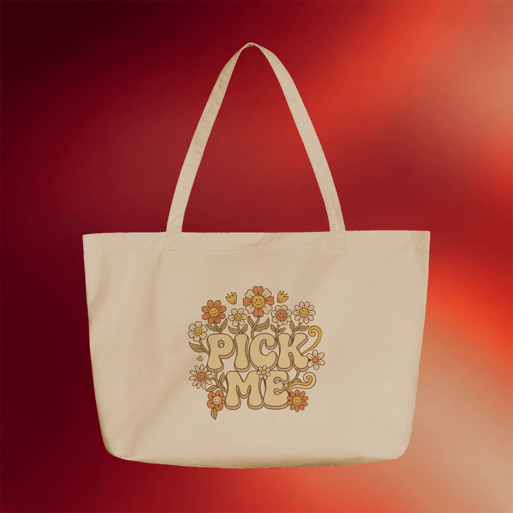 Mile Higher Merch 2026 Pick Me Florals Tote Bag Birthday Gifts For Sisters - Merchluma