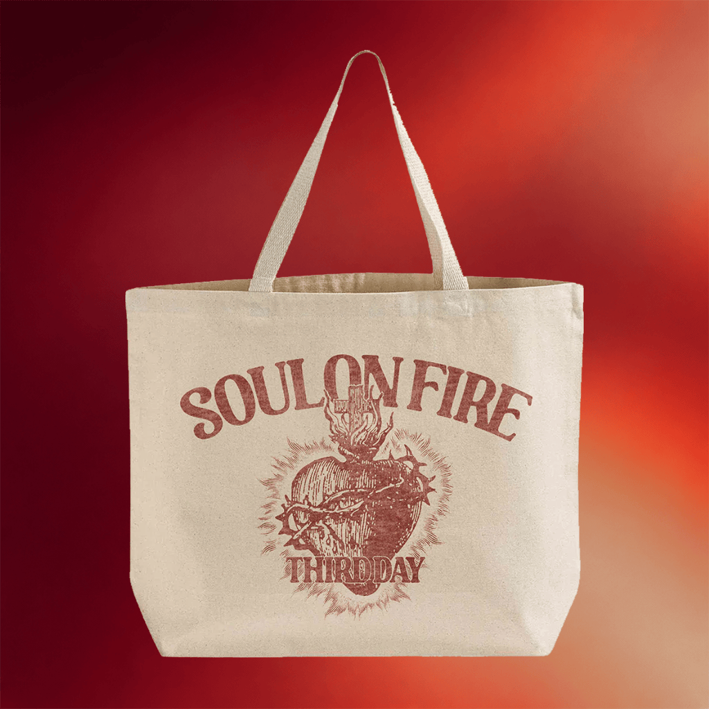 Third Day Merch 2026 Soul On Fire Tote Bag Great Gifts For Rock Lovers - Merchluma
