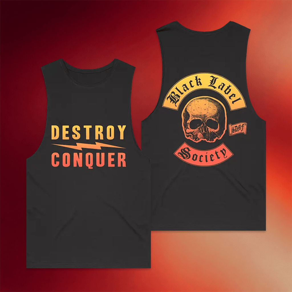 Black Label Society Merch BLS Summer 2024 Black Tank Top Gift Ideas For Son - Merchluma