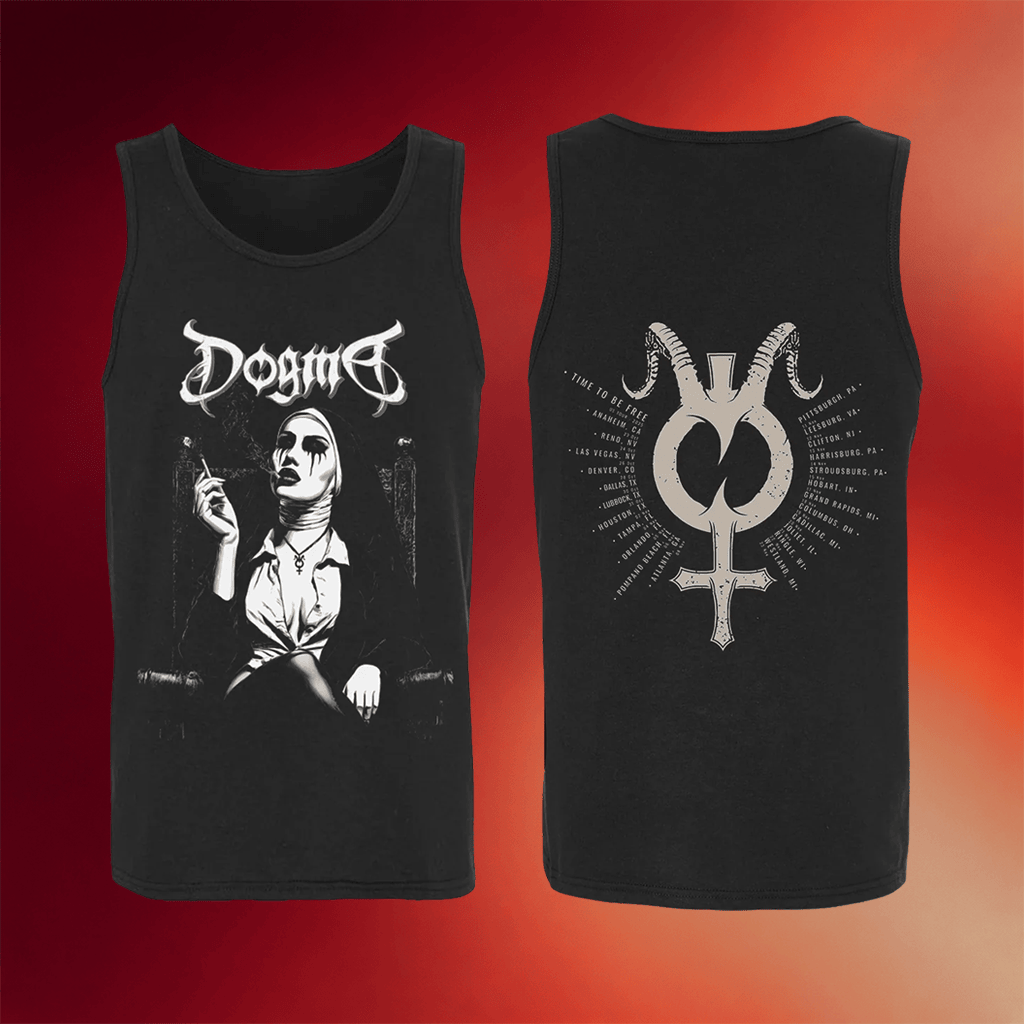 Dogma Merch 2026 Smoke Tank Top Black Dogma Band Merch Presents For Music Lovers - Merchluma