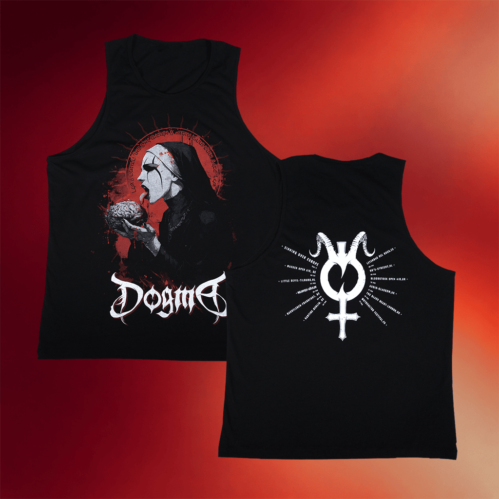 Dogma Merch Brain Licker Tour Tank Top Black Gifts For Music Lovers - Merchluma