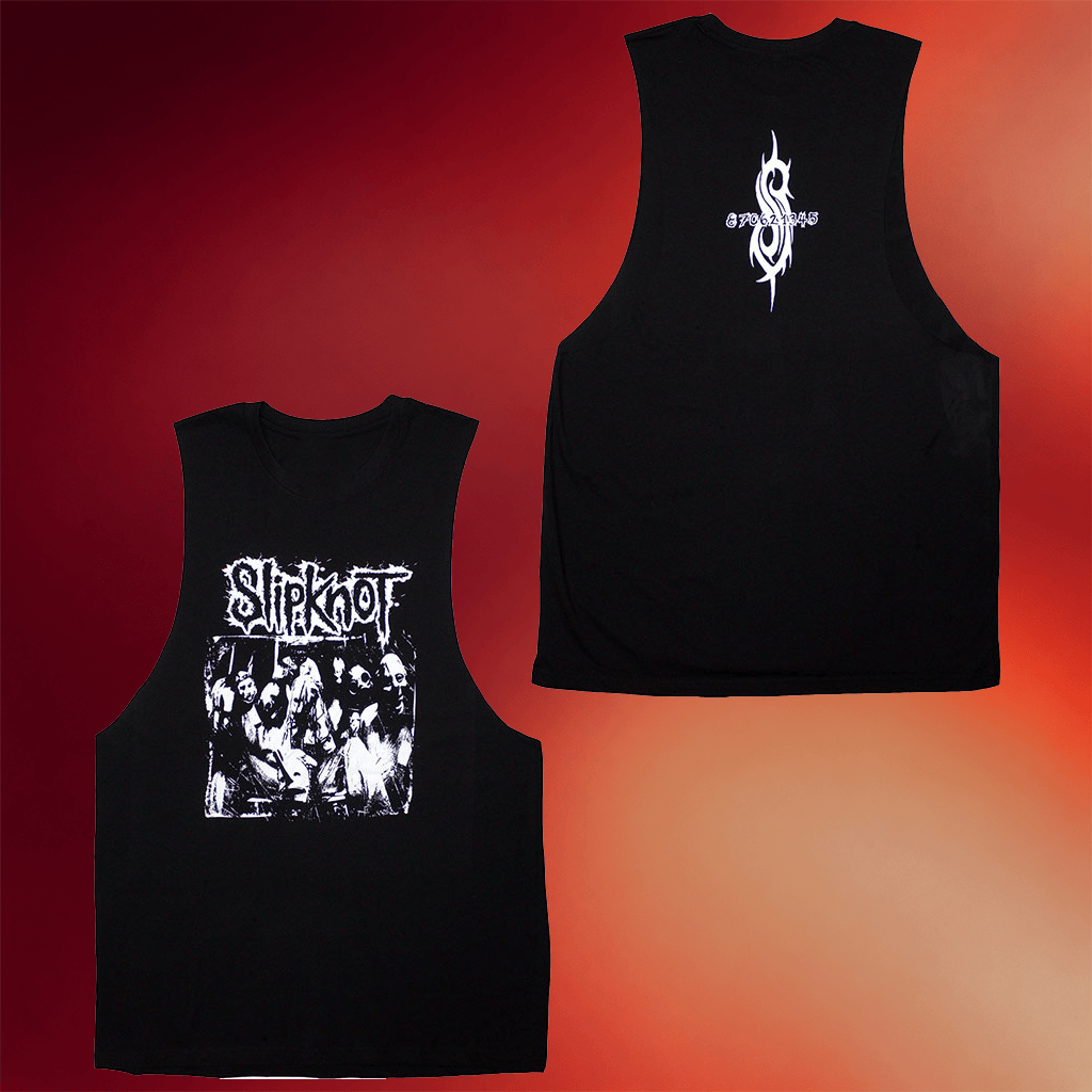 Impericon Merch 2026 Slipknot Album Splatter Sleeveless Tank Top Present For Husband - Merchluma