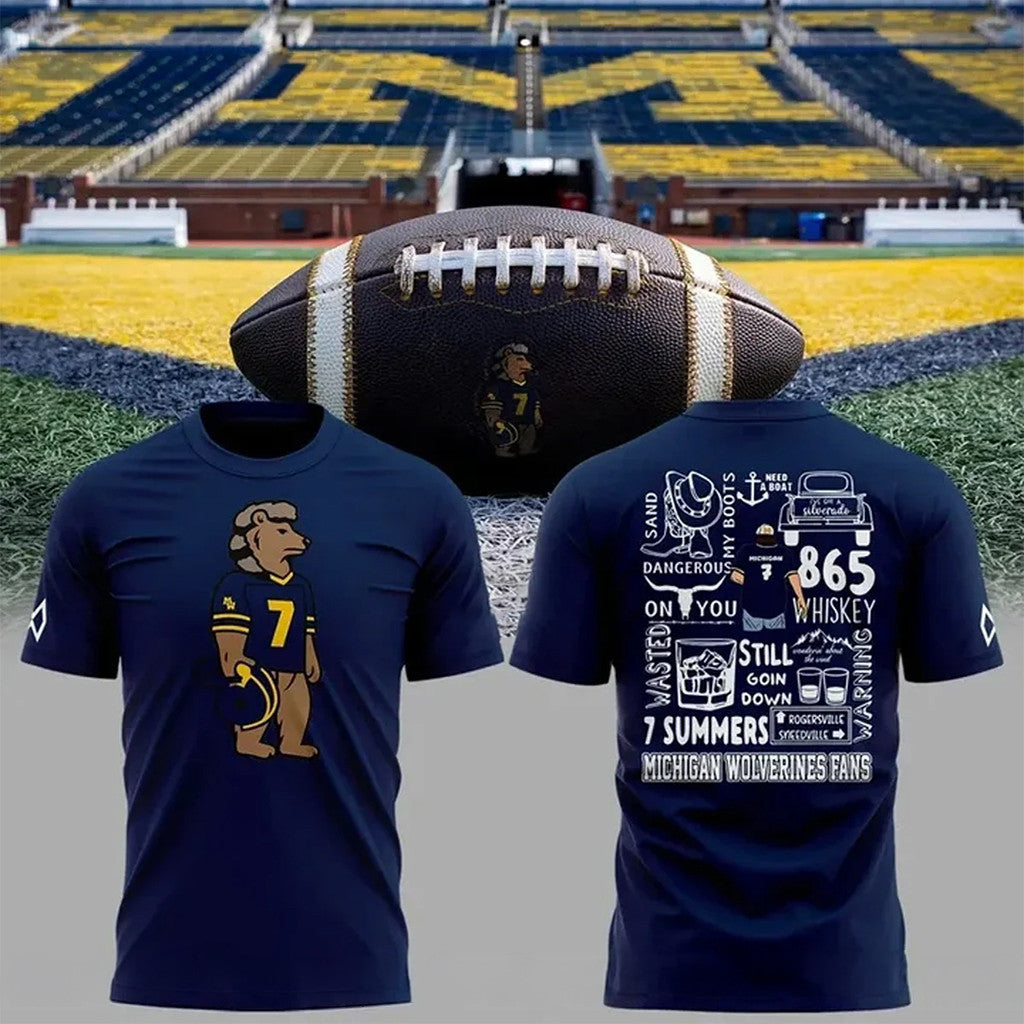 Morgan Wallen X Michigan Wolverines Merch 2026 MW Still The Problem Tour T-Shirt Fan Gifts - Merchluma