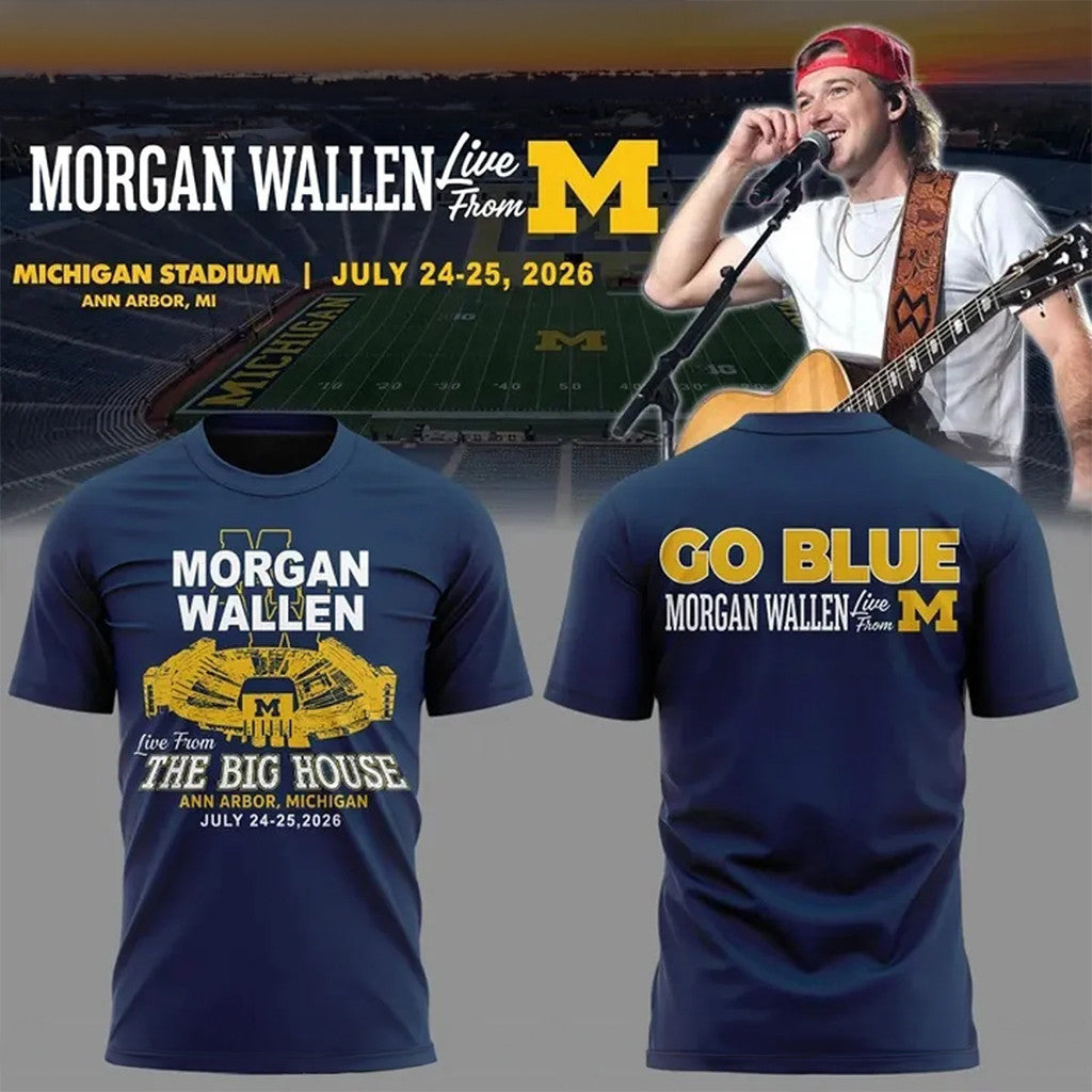 Morgan Wallen X Michigan Football Still The Problem Tour 2026 Shirt Morgan Wallen Concert Merch - Merchluma