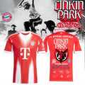 Linkin Park X FC Bayern Munchen Jersey Linkin Park From Zero World Tour 2026 Merch Signature - Merchluma