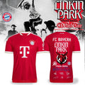 Linkin Park X FC Bayern Munchen Merch Linkin Park From Zero World Tour 2026 Jersey Fan Gifts - Merchluma