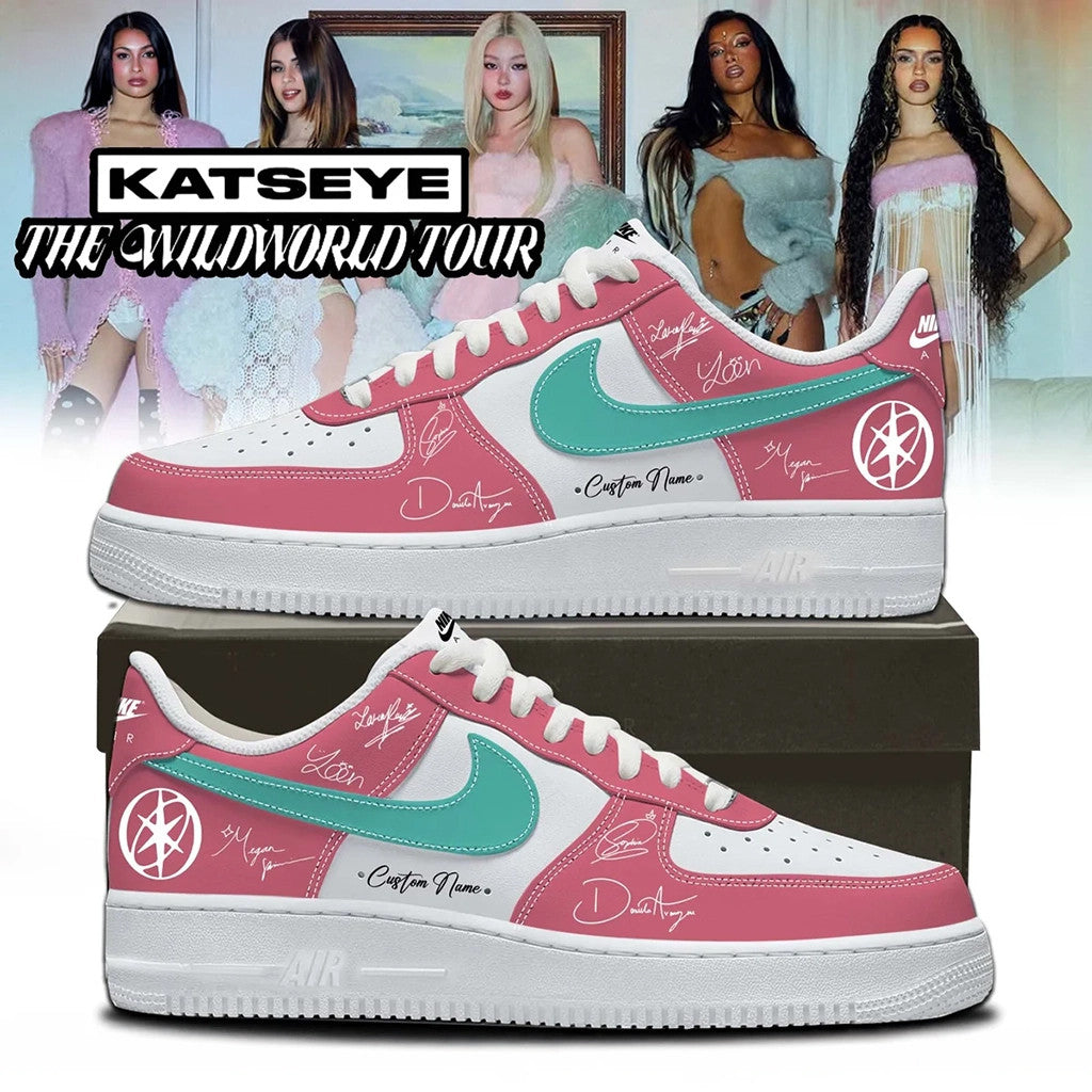 Custom KATSEYE Merch 2026 The Wildworld Tour Sneakers Signature Shoes Gift For Music Fans - Merchluma