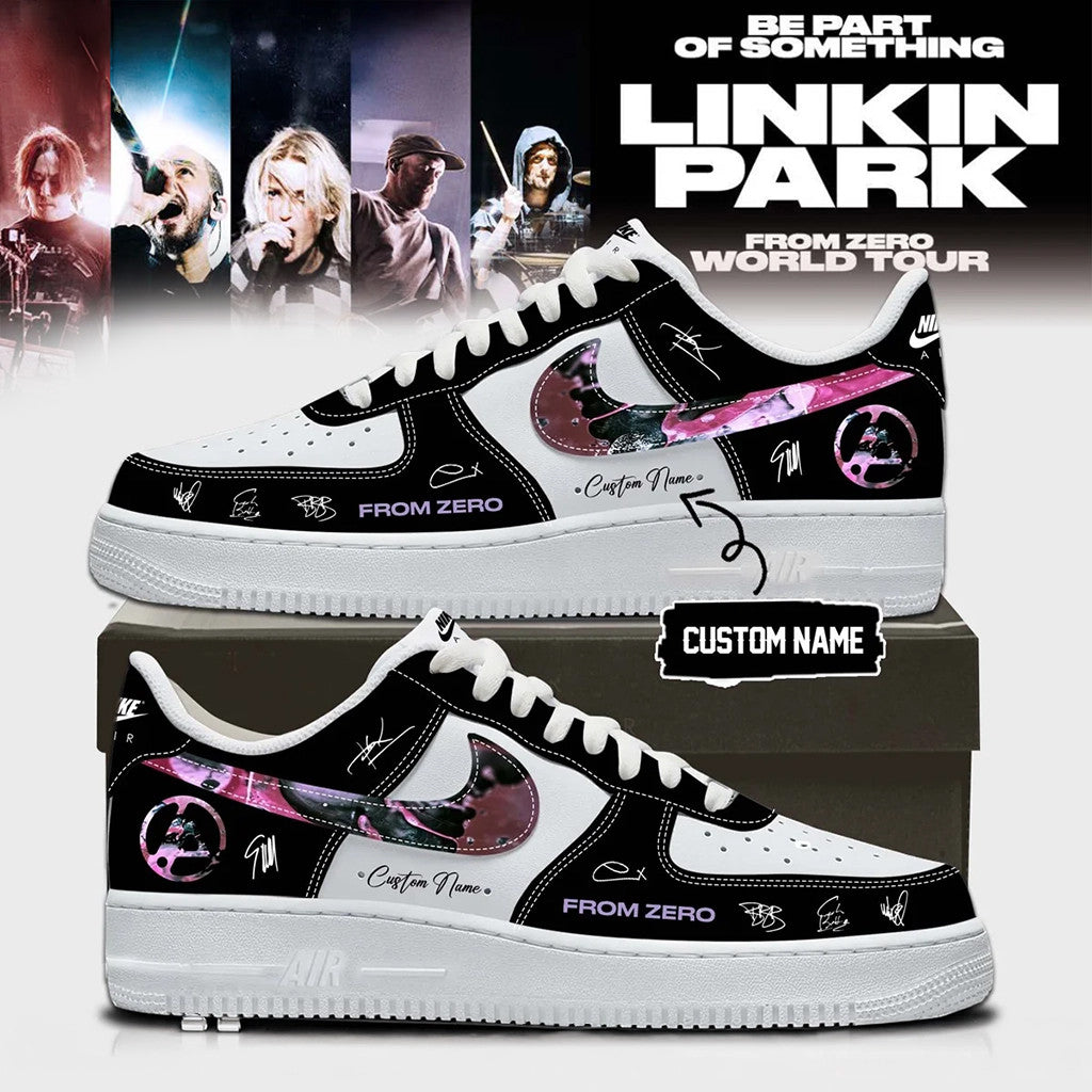 Customized Linkin Park Merch 2026 From Zero World Tour Signature Sneakers Gift For Brothers - Merchluma