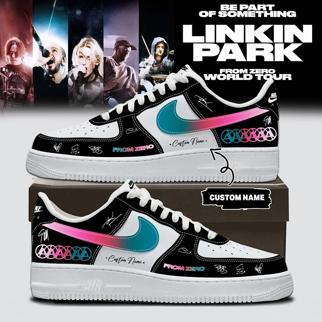 Customized Linkin Park Merch 2026 From Zero World Tour Signature Sneakers Gifts For Music Lover - Merchluma