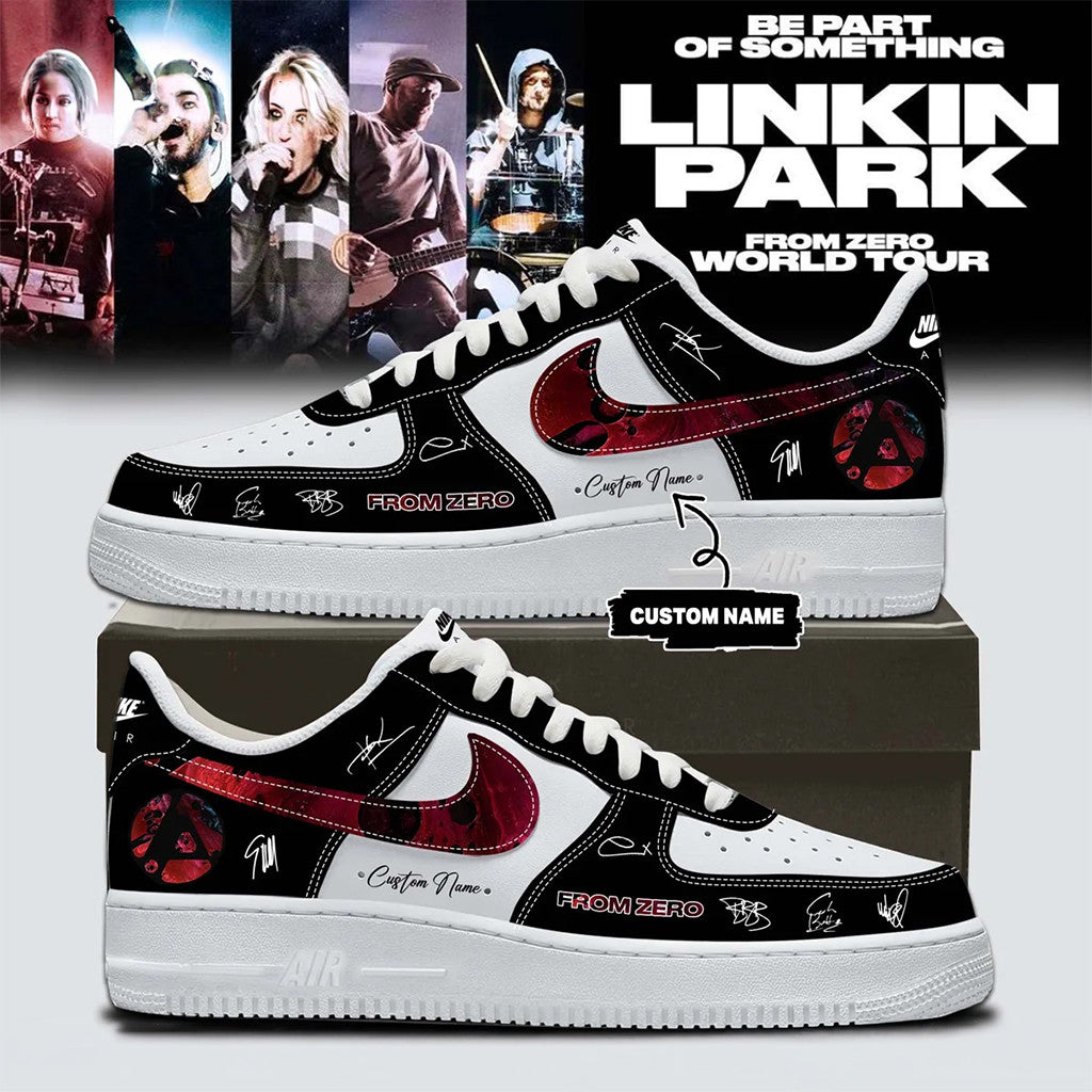 Personalized Linkin Park From Zero World Tour 2026 Signature Sneakers Linkin Park Merch - Merchluma