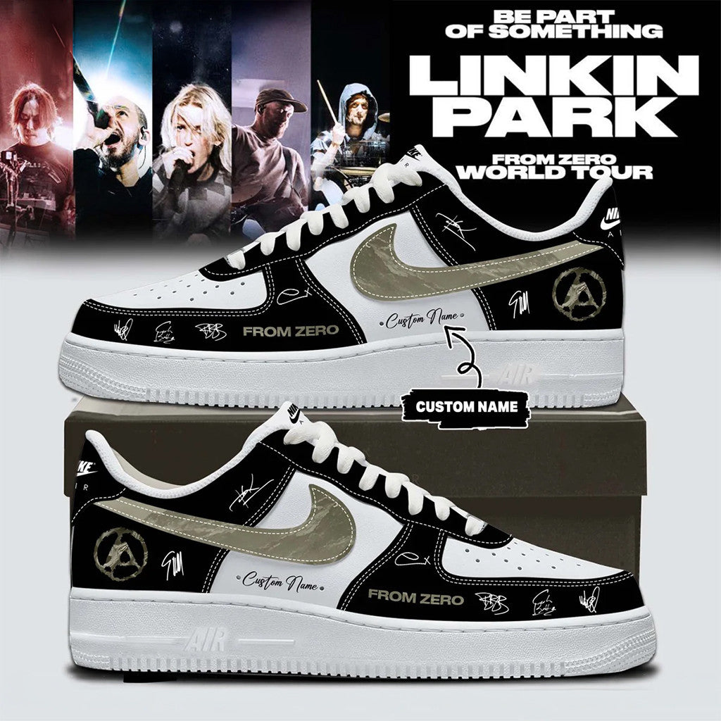 Personalized Linkin Park Merch 2026 From Zero World Tour Signature Shoes Sneakers Fan Gifts - Merchluma