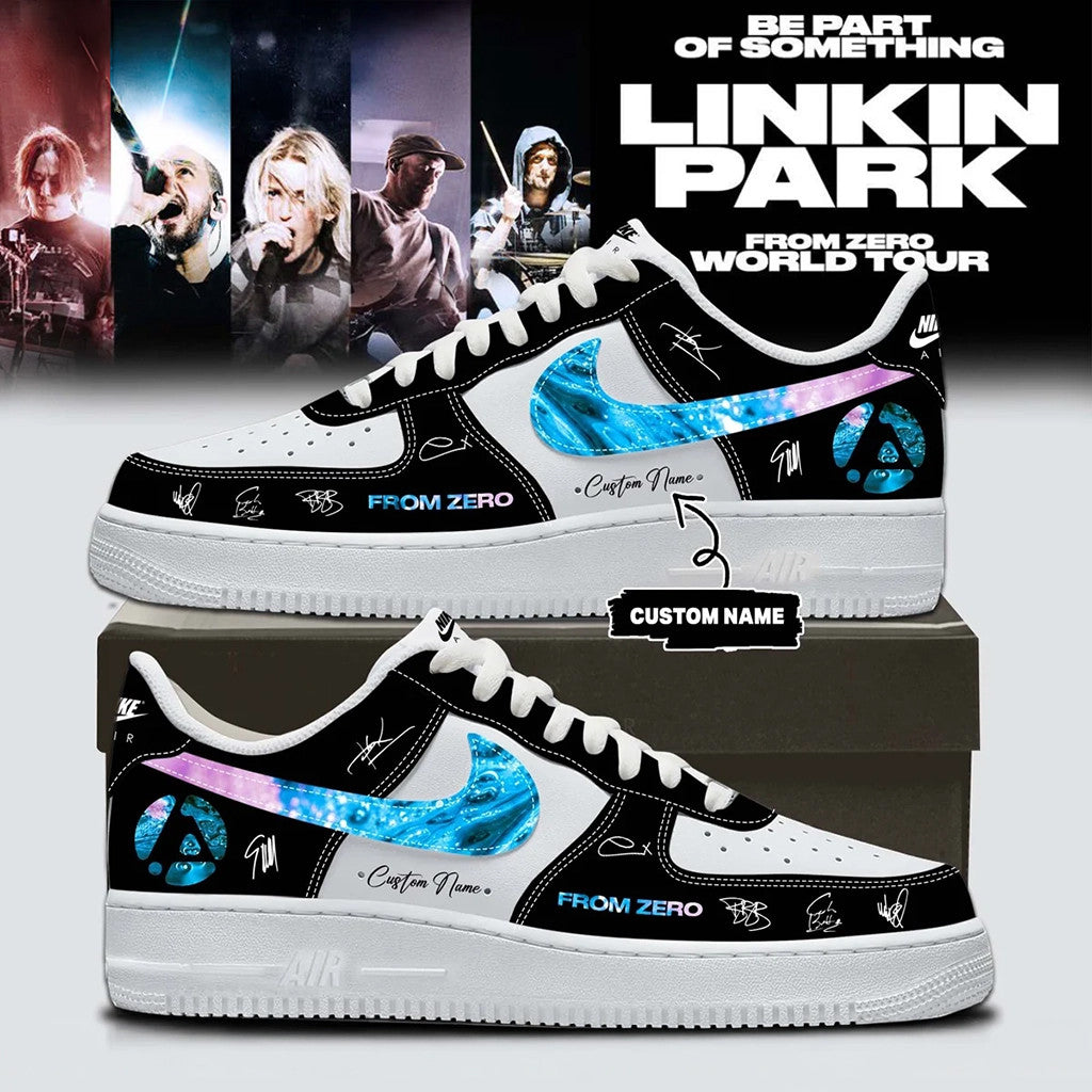 Personalized Linkin Park Merch 2026 From Zero World Tour Signed Sneakers Gift For Band Fans - Merchluma