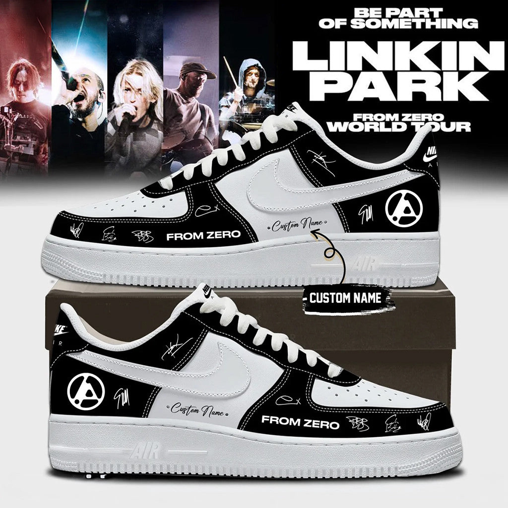 Personalized Linkin Park Merch 2026 From Zero World Tour Signed Sneakers Gift For Rock Fan - Merchluma